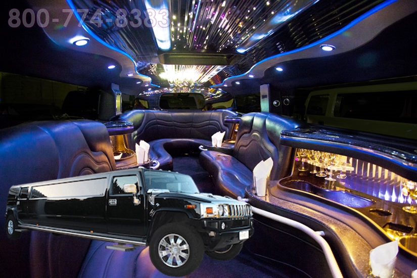 Luxury Hummer Limo Interior