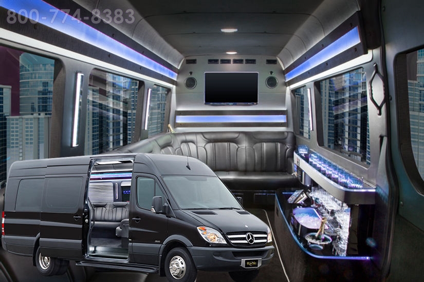 Check out this nine-seater ultra-lux Mercedes Sprinter-based swaggerwagon